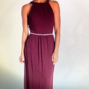 SLNY Eggplant purple Prom Formal Dance Dress from Nordstrom size 14 NWT